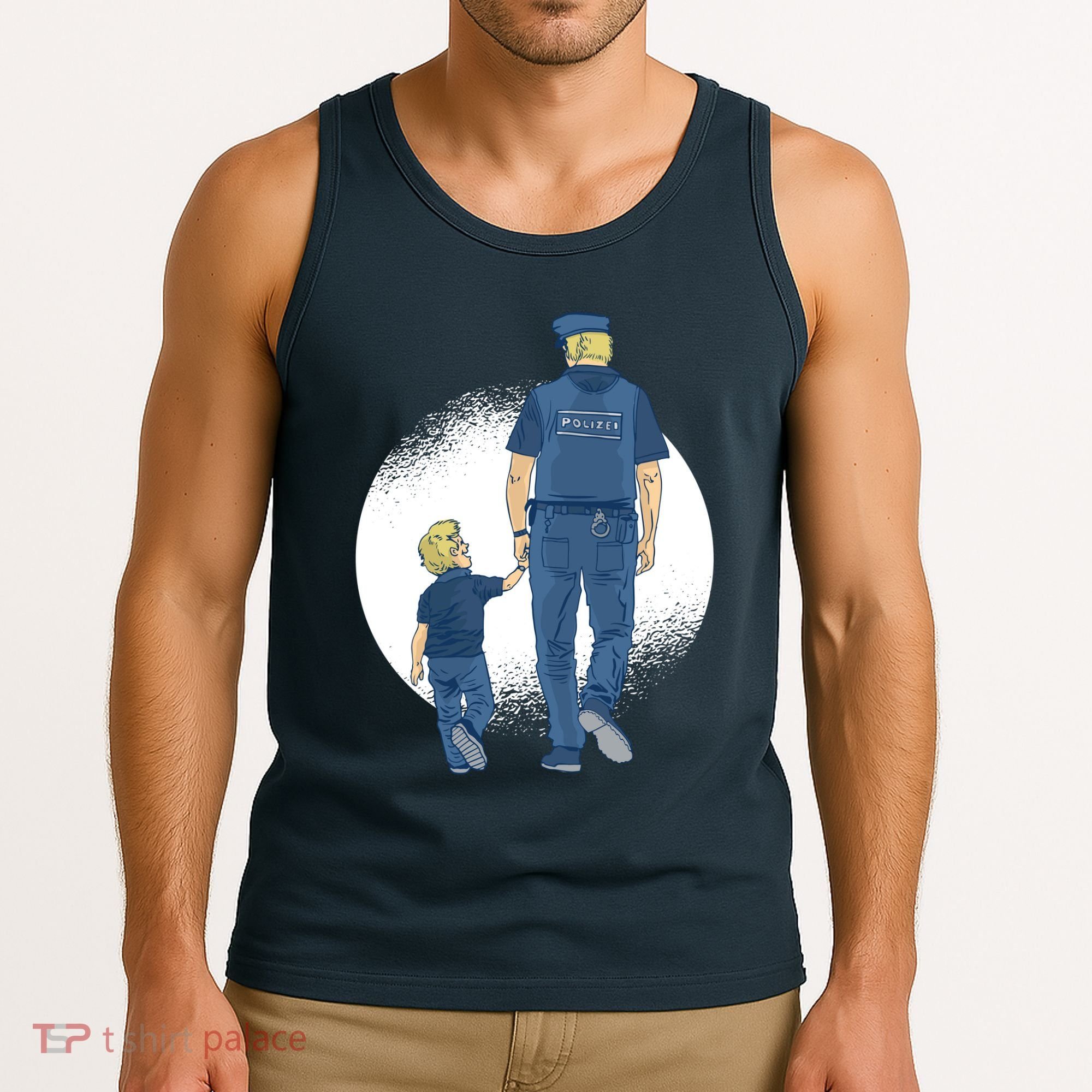 Police Father Tank Top