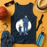 Police Father Tank Top thumb 4