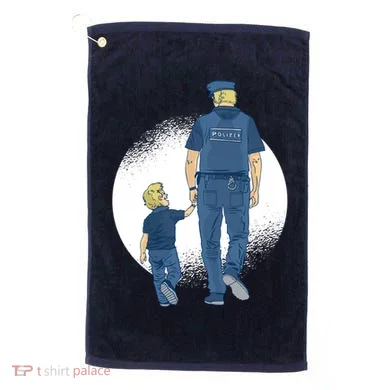 Police Father Golf Towel