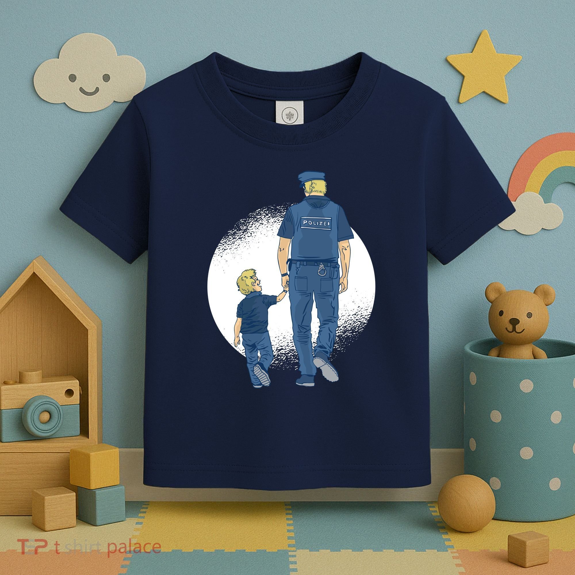 Police Father Toddler T-Shirt