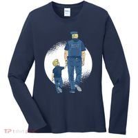Police Father Women's Long Sleeve Shirt thumb 0