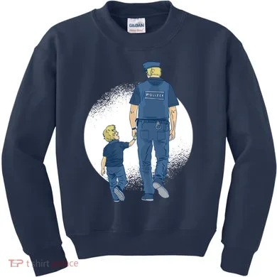 Police Father Kids Sweatshirt