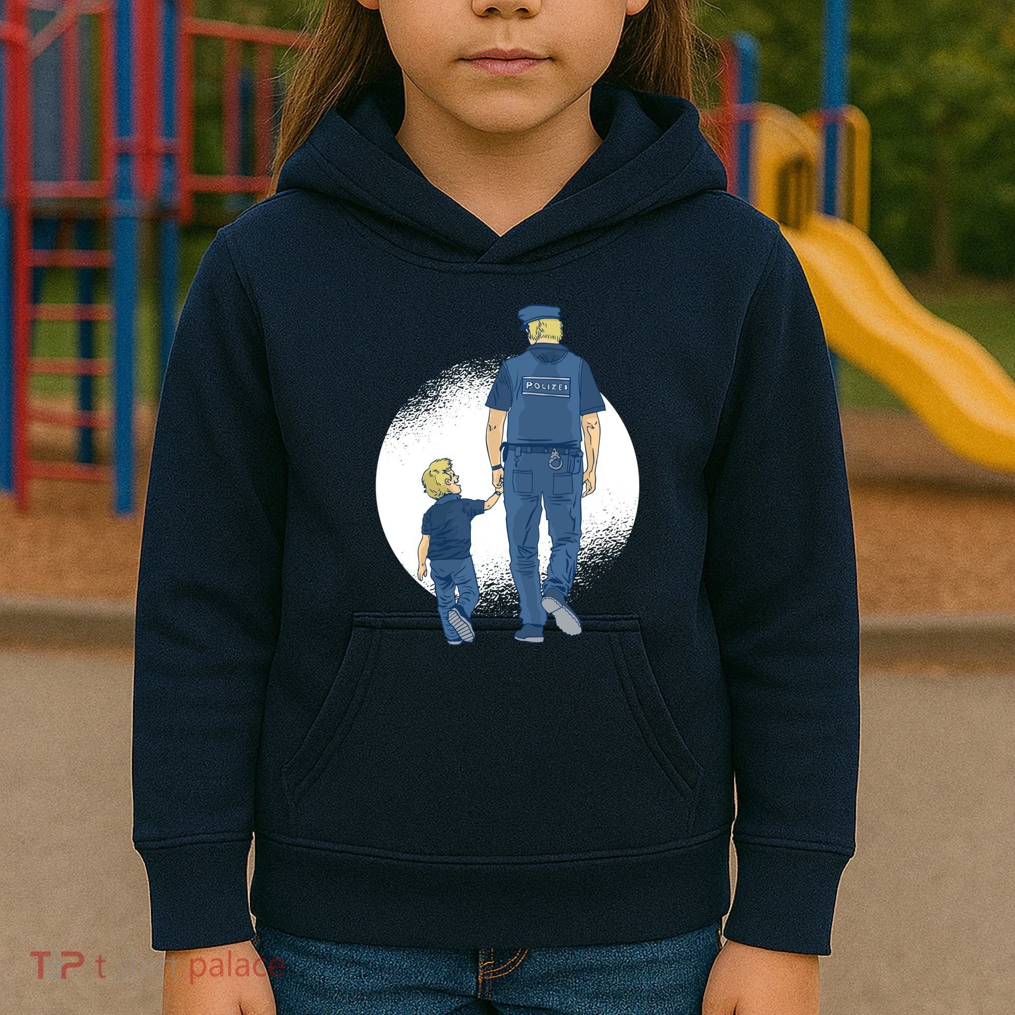 Police Father Kids Hoodie