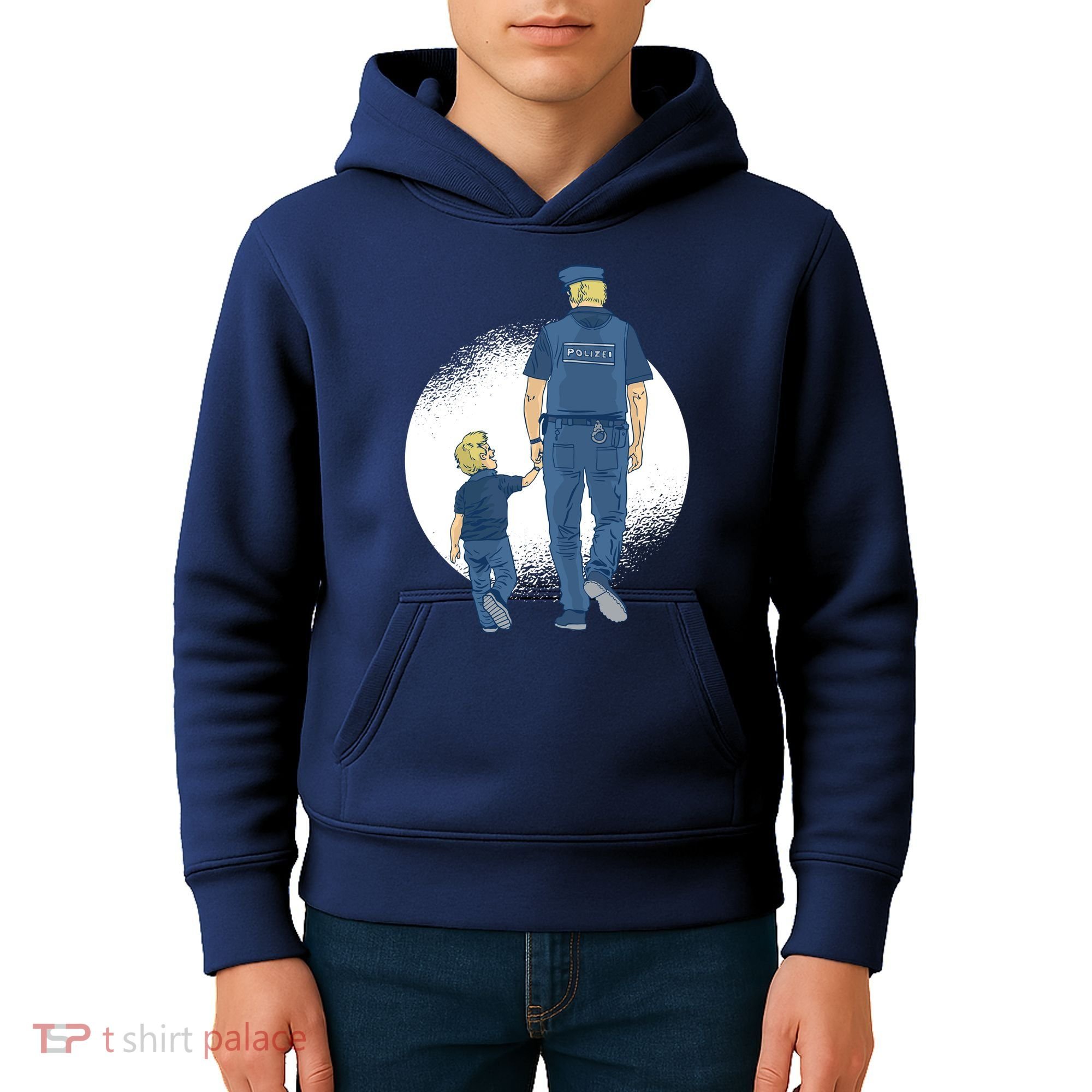 Police Father Kids Hoodie