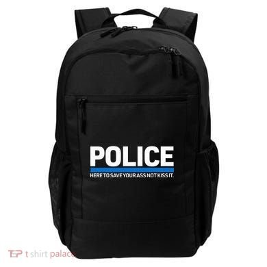 Police Here to Save Lives Backpack