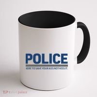 Police Here to Save Lives Coffee Mug thumb 1