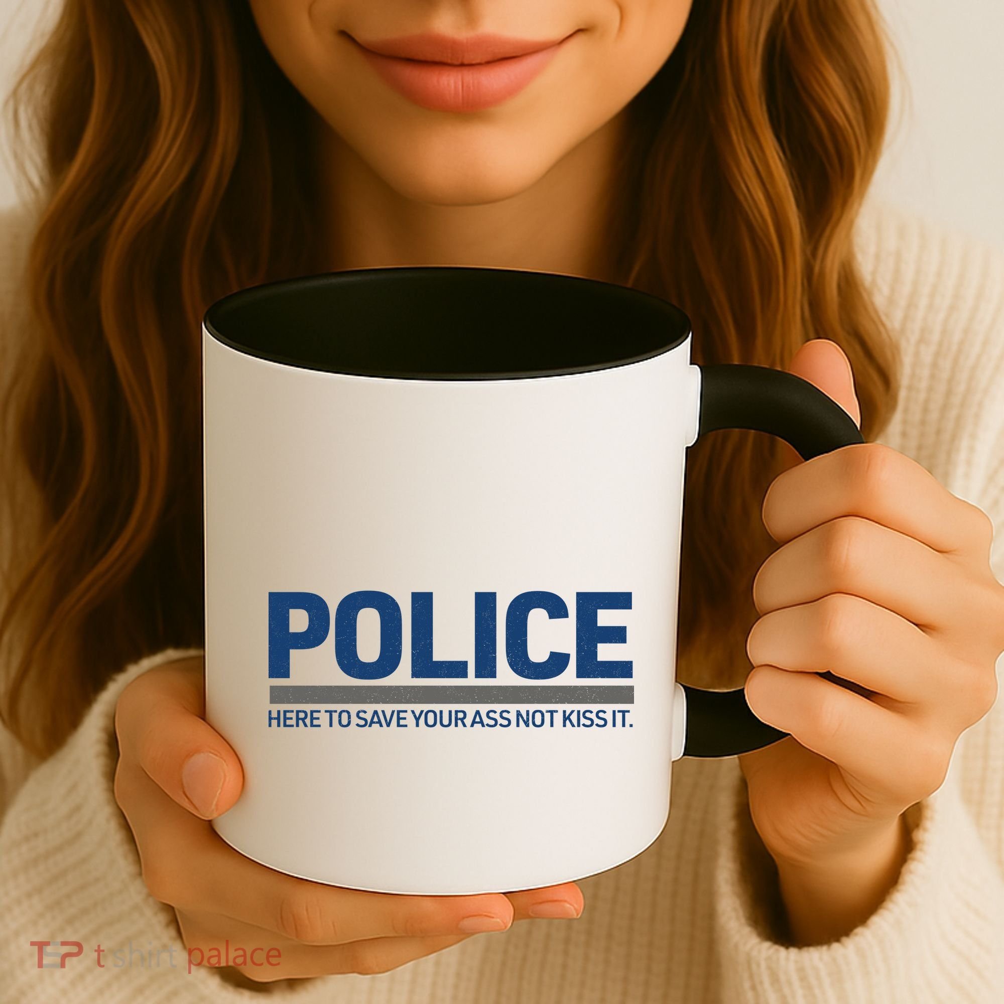 Police Here to Save Lives Coffee Mug