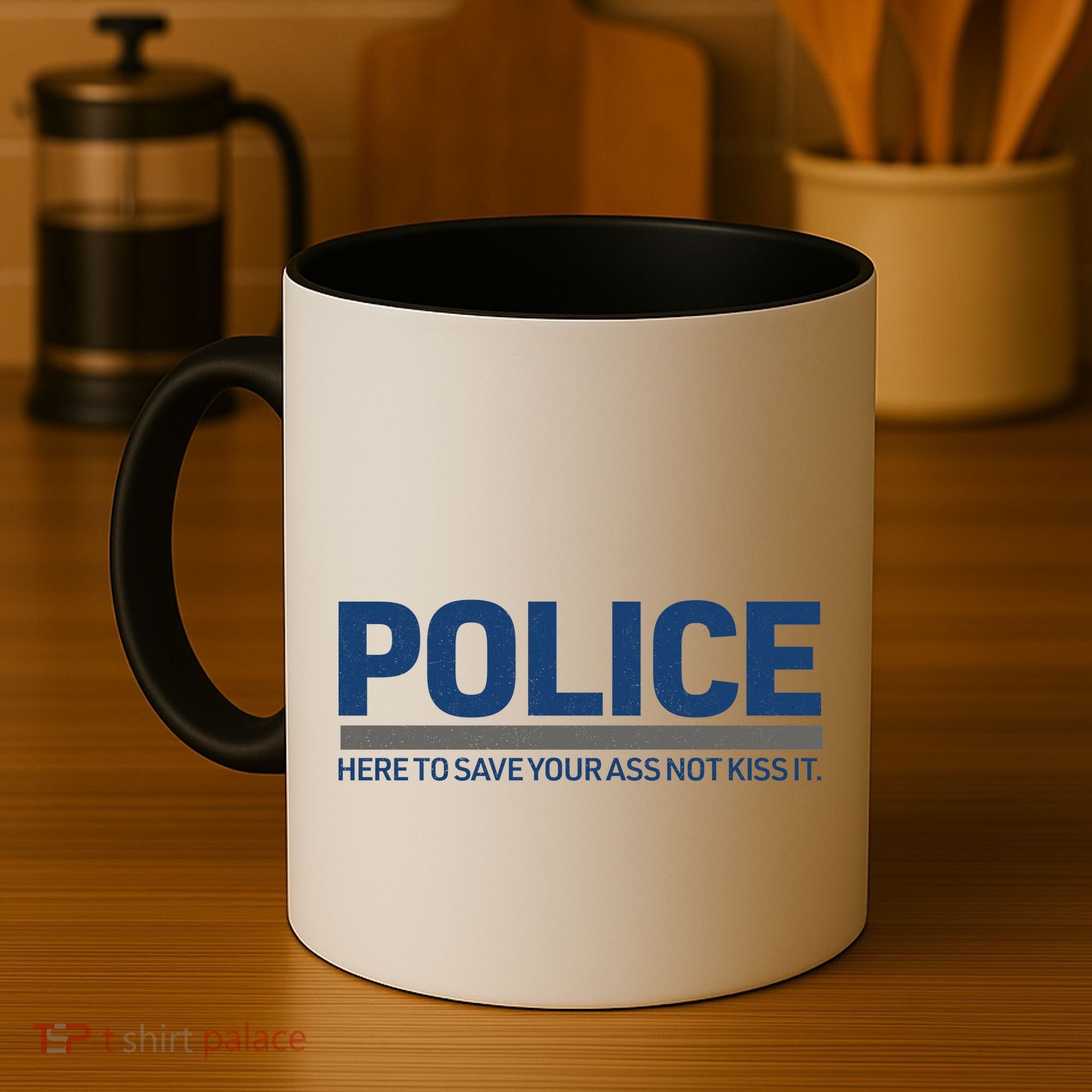 Police Here to Save Lives Coffee Mug
