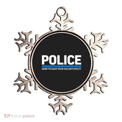 Police Here to Save Lives Ornament