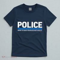 Police Here to Save Lives T-Shirt thumb 5