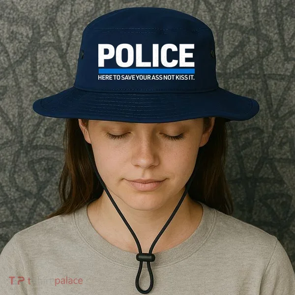 Police Here to Save Lives Bucket Hat