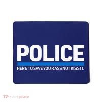 Police Here to Save Lives Mousepad thumb 0