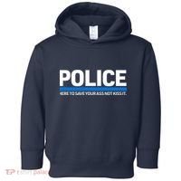 Police Here to Save Lives Toddler Hoodie thumb 0