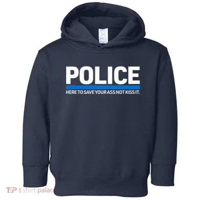 Police Here to Save Lives Toddler Hoodie