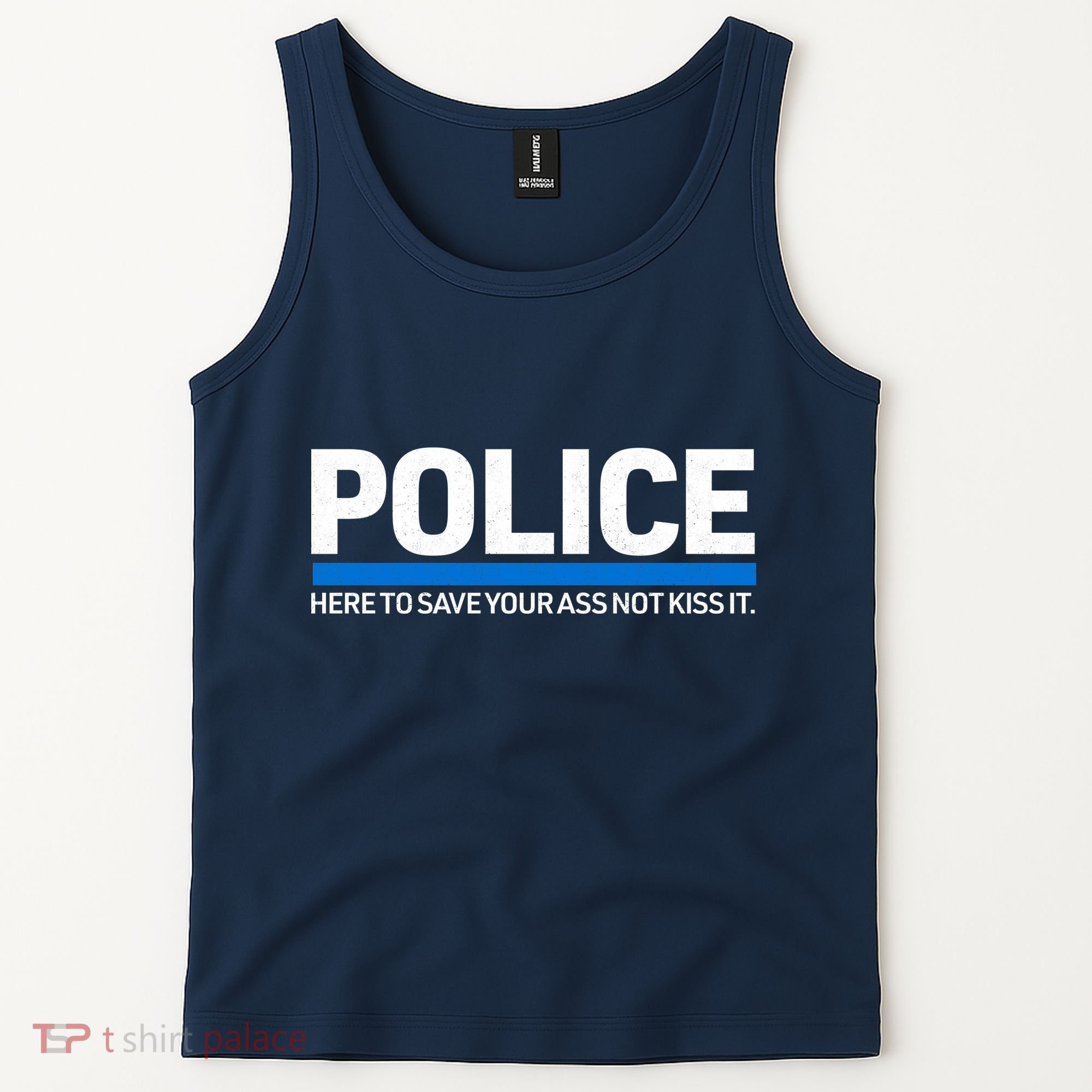 Police Here to Save Lives Tank Top