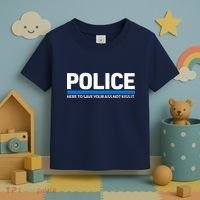 Police Here to Save Lives Toddler T-Shirt thumb 3