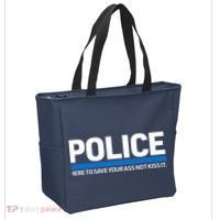 Police Here to Save Lives Tote Bag thumb 2