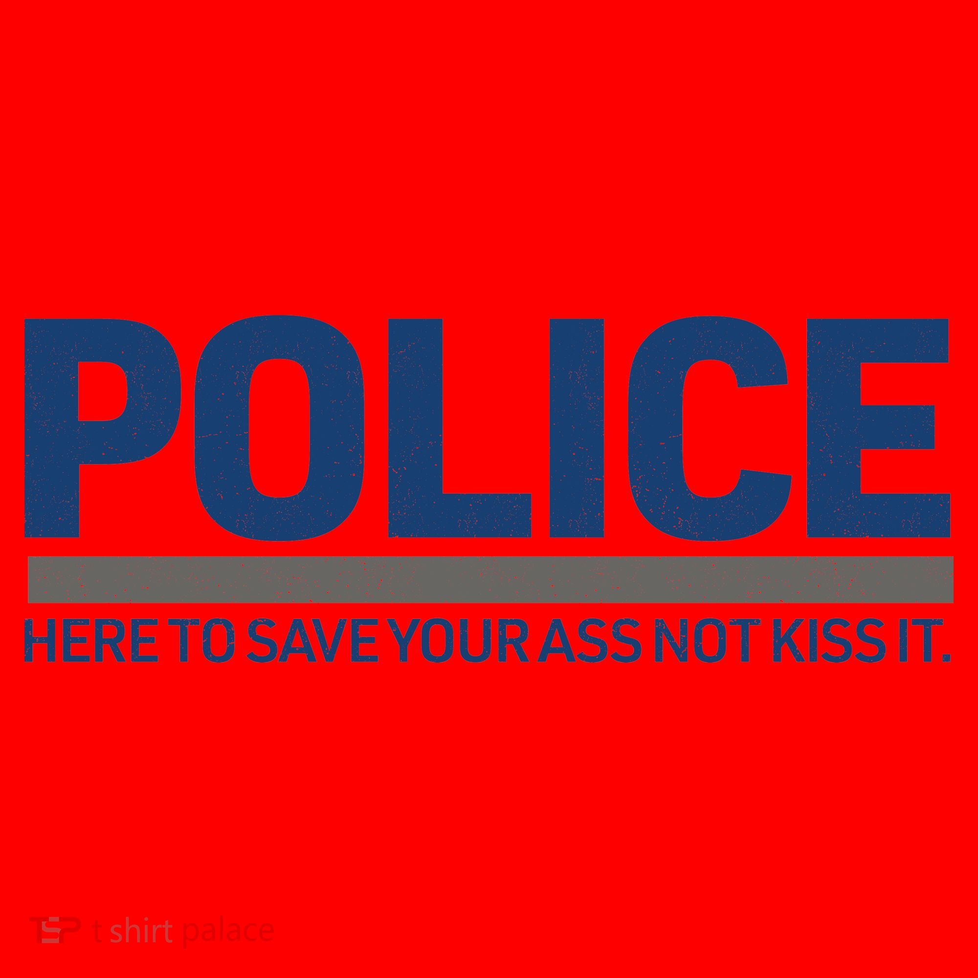 Police Here to Save Lives Santa Hat