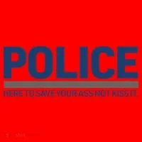 Police Here to Save Lives Santa Hat thumb 1