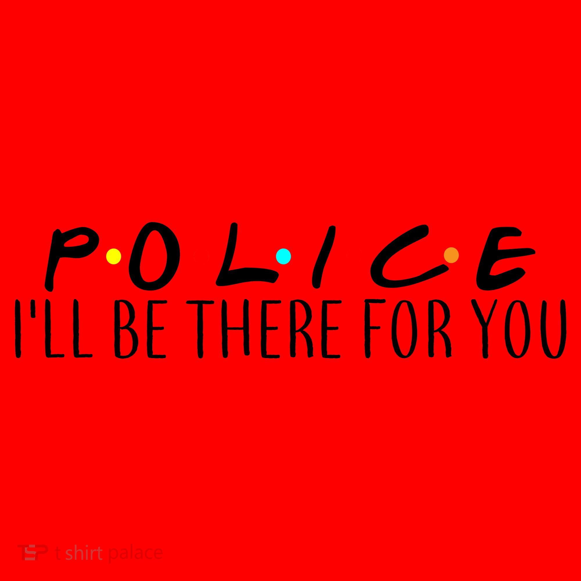 Police I'll Be There For You Santa Hat