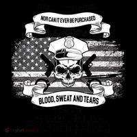 Police Officer Earned It Sweat Blood Tears Coffee Mug thumb 5