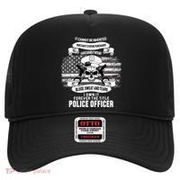 Police Officer Earned It Sweat Blood Tears Hat thumb 0