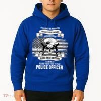 Police Officer Earned It Sweat Blood Tears Hoodie thumb 2