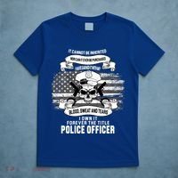 Police Officer Earned It Sweat Blood Tears T-Shirt thumb 5