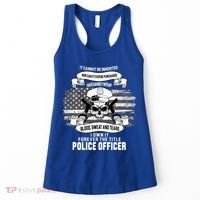 Police Officer Earned It Sweat Blood Tears Women's Tank Top thumb 0