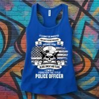 Police Officer Earned It Sweat Blood Tears Women's Tank Top thumb 3