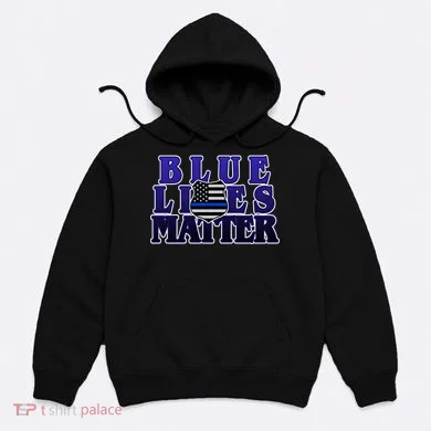 Police Shield Blue Lives Matter Hoodie