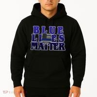 Police Shield Blue Lives Matter Hoodie thumb 2
