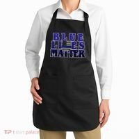 Police Shield Blue Lives Matter Apron thumb 2