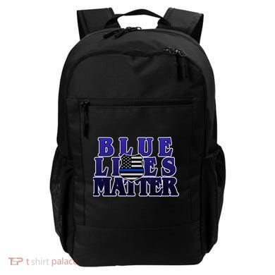 Police Shield Blue Lives Matter Backpack