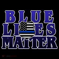 Police Shield Blue Lives Matter Polo thumb 3