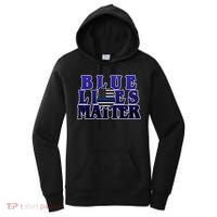 Police Shield Blue Lives Matter Women's Hoodie thumb 0