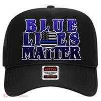 Police Shield Blue Lives Matter Hat thumb 0