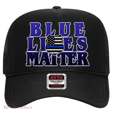 Police Shield Blue Lives Matter Hat