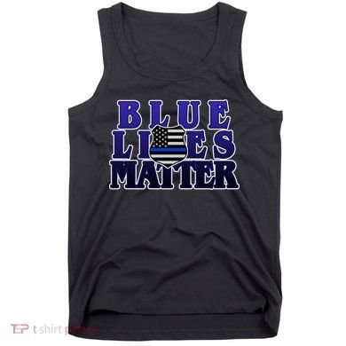 Police Shield Blue Lives Matter Tank Top