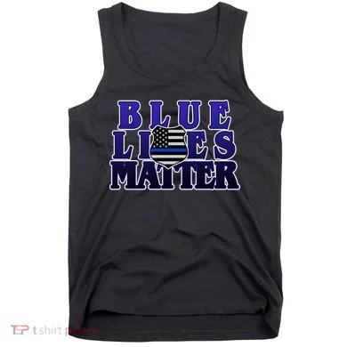 Police Shield Blue Lives Matter Tank Top