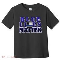 Police Shield Blue Lives Matter Toddler T-Shirt thumb 0