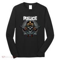 Police Skull Long Sleeve Shirt thumb 0