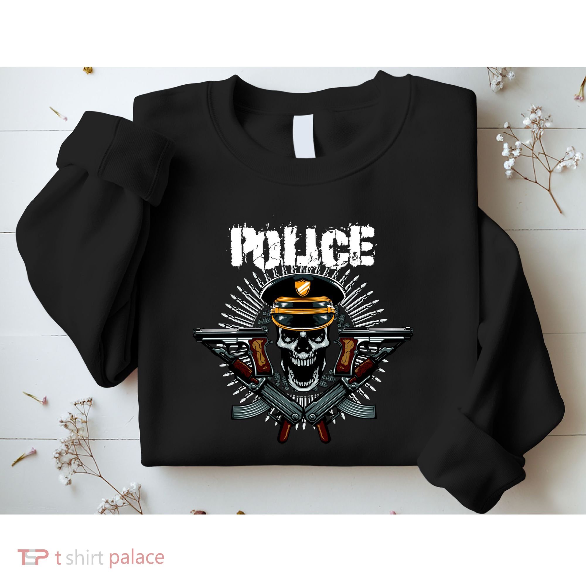 Police Skull Sweatshirt