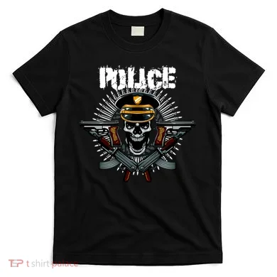 Police Skull T-Shirt