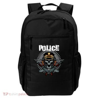 Police Skull Backpack
