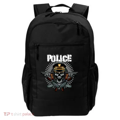 Police Skull Backpack