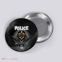 Police Skull Button thumb 0