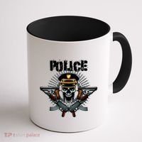 Police Skull Coffee Mug thumb 1