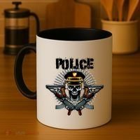 Police Skull Coffee Mug thumb 4
