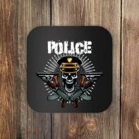 Police Skull Coaster thumb 0